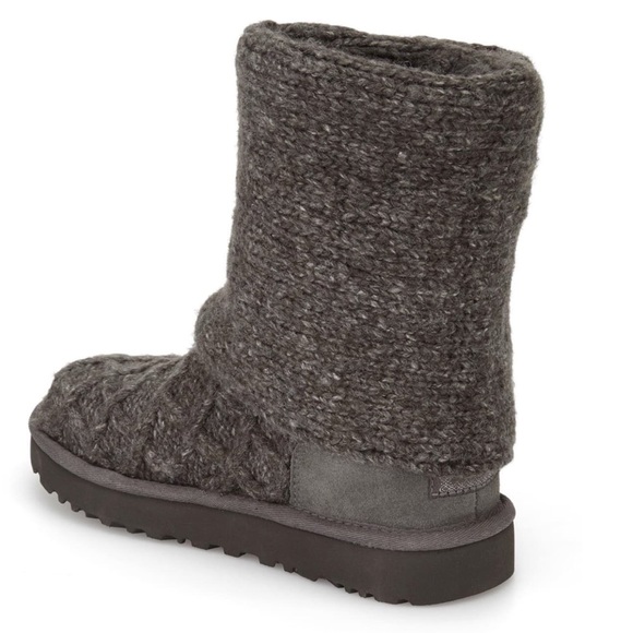 NWT UGG Lattice Cardy Knit Boot Shoes Size 10 - Picture 3 of 6